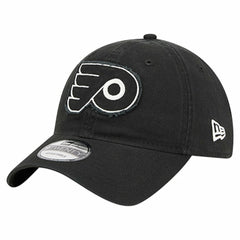 Philadelphia Flyers New Era Stamp Fabric Applique 9TWENTY Adjustable Hat - Black | US 202715518