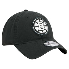 Boston Bruins New Era Stamp Fabric Applique 9TWENTY Adjustable Hat - Black | US 202715524