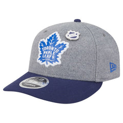 Toronto Maple Leafs New Era Wool Pin Low Profile 9FIFTY Snapback Hat - Gray/Blue | US 202715577