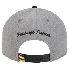 Pittsburgh Penguins New Era Wool Pin Low Profile 9FIFTY Snapback Hat - Gray/Black | US 202715581