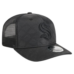 Seattle Kraken New Era Quilted Nylon 9SEVENTY Adjustable Trucker Hat - Black | US 202715662