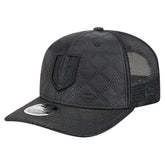 Vegas Golden Knights New Era Quilted Nylon 9SEVENTY Adjustable Trucker Hat - Black | US 202715666