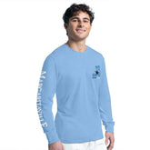 Dallas Cowboys G-III Sports by Carl Banks Margaritaville It's Five O'Clock Somewhere Long Sleeve T-Shirt - Light Blue T-shirts