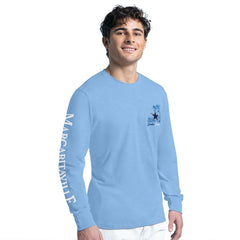 Dallas Cowboys G-III Sports by Carl Banks Margaritaville It's Five O'Clock Somewhere Long Sleeve T-Shirt - Light Blue T-shirts