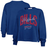 Buffalo Bills '47 Women's Plus Size Muse Sydney Long Sleeve T-Shirt - Royal T-shirts
