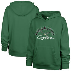 Philadelphia Eagles '47 Women's Plus Size Whirlwind Naomi Hoodie - Kelly Green Hoodies