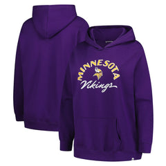 Minnesota Vikings '47 Women's Plus Size Whirlwind Naomi Hoodie - Purple Hoodies