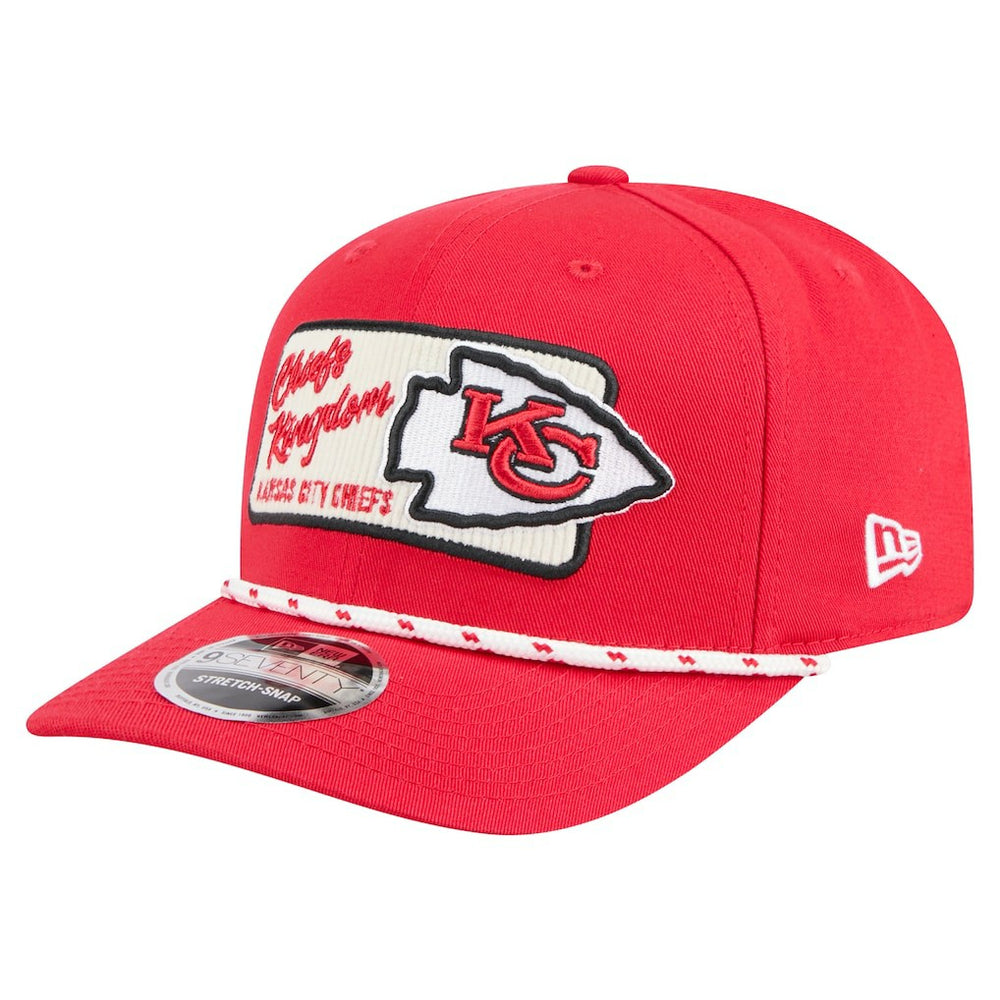 Kansas City Chiefs New Era Chant 9SEVENTY Stretch-Snap Hat - Red Hats