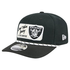 Las Vegas Raiders New Era Chant 9SEVENTY Stretch-Snap Hat - Black Hats