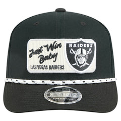 Las Vegas Raiders New Era Chant 9SEVENTY Stretch-Snap Hat - Black Hats