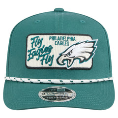Philadelphia Eagles New Era Chant 9SEVENTY Stretch-Snap Hat - Midnight Green Hats