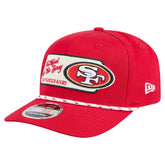 San Francisco 49ers New Era Chant 9SEVENTY Stretch-Snap Hat - Scarlet Hats