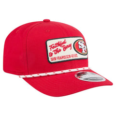 San Francisco 49ers New Era Chant 9SEVENTY Stretch-Snap Hat - Scarlet Hats