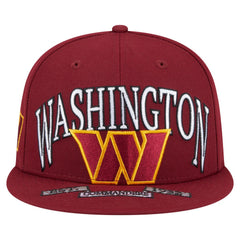 Washington Commanders New Era Oversized 59FIFTY Fitted Hat - Burgundy Hats