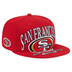 San Francisco 49ers New Era Oversized 59FIFTY Fitted Hat - Scarlet Hats