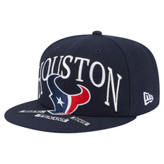 Houston Texans New Era Oversized 59FIFTY Fitted Hat - Navy Hats