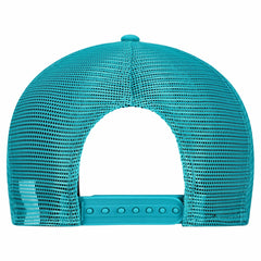 Miami Dolphins New Era Cork Split Panel 9FIFTY Trucker Snapback Hat - Gray/Aqua Hats