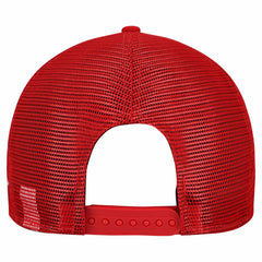 Tampa Bay Buccaneers New Era Cork Split Panel 9FIFTY Trucker Snapback Hat - Gray/Red Hats
