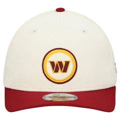 Washington Commanders New Era Loyal Corduroy 9SEVENTY Adjustable Hat - Stone Hats