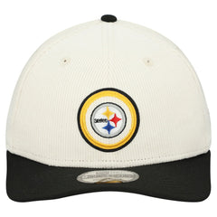 Pittsburgh Steelers New Era Loyal Corduroy 9SEVENTY Adjustable Hat - Stone Hats
