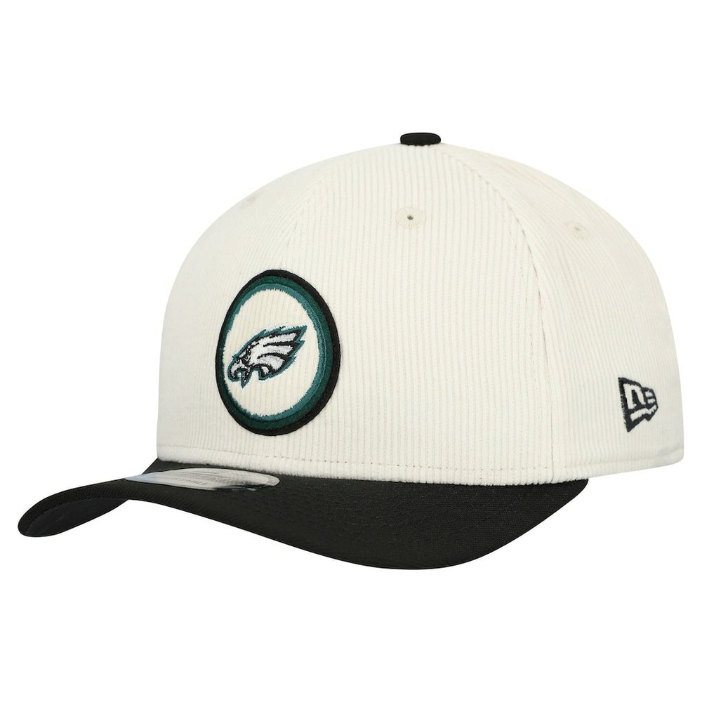 Philadelphia Eagles New Era Loyal Corduroy 9SEVENTY Adjustable Hat - Stone Hats