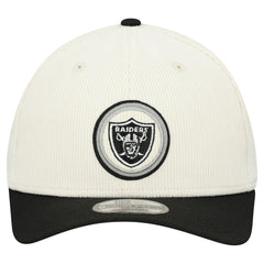 Las Vegas Raiders New Era Loyal Corduroy 9SEVENTY Adjustable Hat - Stone Hats