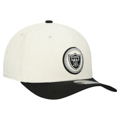 Las Vegas Raiders New Era Loyal Corduroy 9SEVENTY Adjustable Hat - Stone Hats