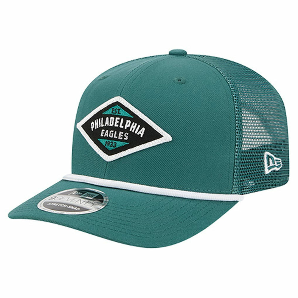 Philadelphia Eagles New Era Team 9SEVENTY Adjustable Hat - Green Hats