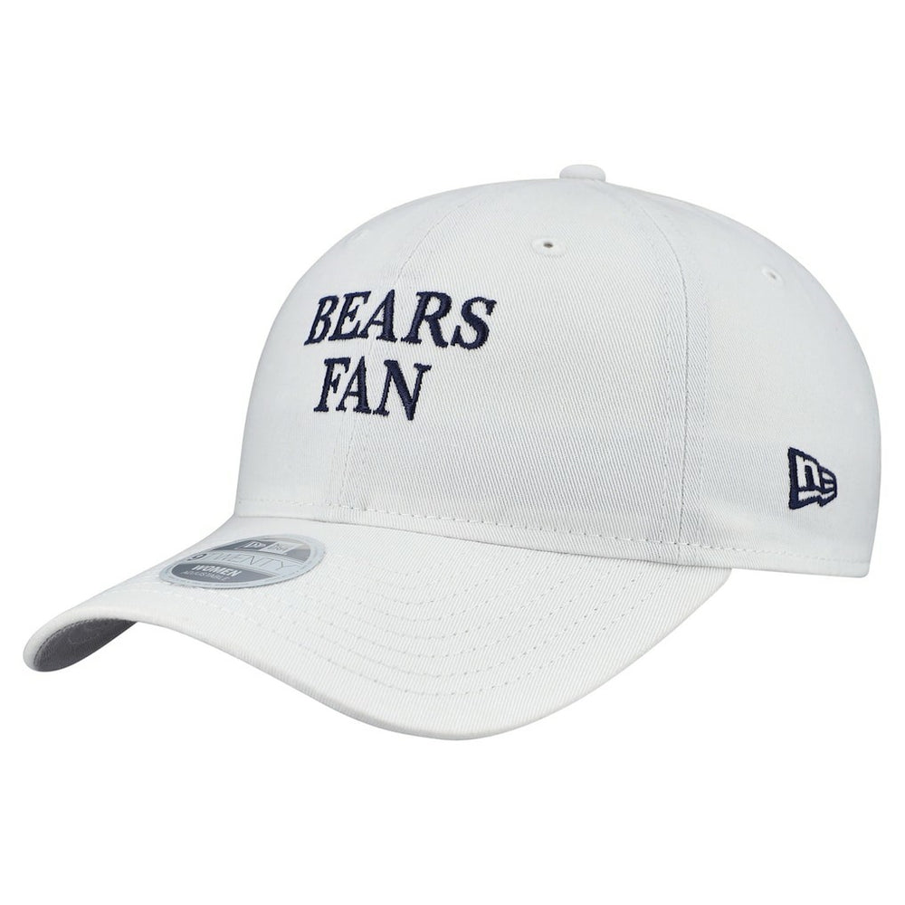 Chicago Bears New Era Women's Team Fan 9TWENTY Adjustable Hat - White Hats
