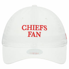 Kansas City Chiefs New Era Women's Team Fan 9TWENTY Adjustable Hat - White Hats