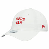 San Francisco 49ers New Era Women's Team Fan 9TWENTY Adjustable Hat - White Hats