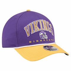 Minnesota Vikings New Era Arch COOLERA 9FORTY A-Frame M-Crown Adjustable Hat - Purple Hats