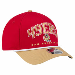 San Francisco 49ers New Era Throwback Arch COOLERA 9FORTY A-Frame M-Crown Adjustable Hat - Scarlet Hats