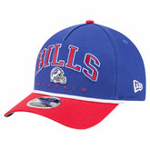 Buffalo Bills New Era Arch COOLERA 9FORTY A-Frame M-Crown Adjustable Hat - Royal Hats