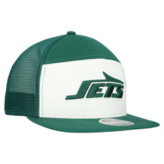New York Jets New Era Outdoor Split Panel 9FIFTY Snapback Hat - White/Green Hats