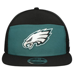 Philadelphia Eagles New Era Outdoor Split Panel 9FIFTY Snapback Hat - Midnight Green/Black Hats