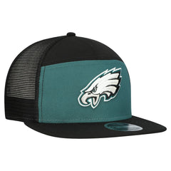 Philadelphia Eagles New Era Outdoor Split Panel 9FIFTY Snapback Hat - Midnight Green/Black Hats