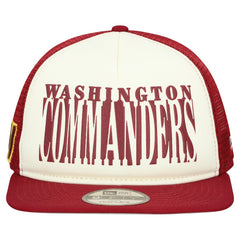 Washington Commanders New Era Cutout A-Frame 9FIFTY Snapback Hat - Cream/Burgundy Hats
