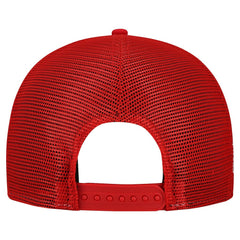 Kansas City Chiefs New Era Cutout A-Frame 9FIFTY Snapback Hat - Cream/Red Hats