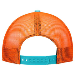 Miami Dolphins New Era Youth Streak 9FORTY A-Frame Adjustable Hat - White/Aqua Hats