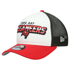 Tampa Bay Buccaneers New Era Youth Streak 9FORTY A-Frame Adjustable Hat - White/Red Hats