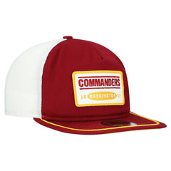 Washington Commanders New Era Patch 19TWENTY Adjustable Hat - Burgundy/White Hats