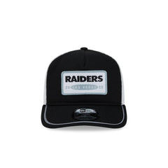 Las Vegas Raiders New Era Patch 19TWENTY Adjustable Hat - Black/White Hats