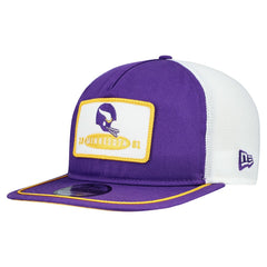 Minnesota Vikings New Era Patch 19TWENTY Adjustable Hat - Purple/White Hats