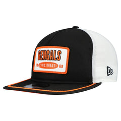 Cincinnati Bengals New Era Patch 19TWENTY Adjustable Hat - Black/White Hats