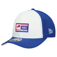 Buffalo Bills New Era Established Patch 9SEVENTY Adjustable Hat - White/Royal Hats