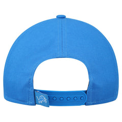 Detroit Lions New Era Women's Metallic 9FORTY M-Crown A-Frame Adjustable Hat - Blue Hats