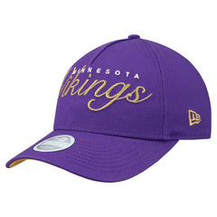 Minnesota Vikings New Era Women's Metallic 9FORTY M-Crown A-Frame Adjustable Hat - Purple Hats