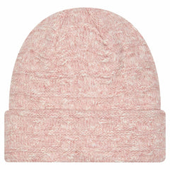 Kansas City Chiefs New Era Women's Metallic Cuffed Knit Hat - Pink Hats