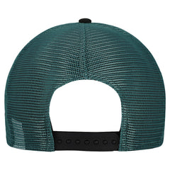 Philadelphia Eagles New Era Banner A-Frame 9FIFTY Snapback Hat - Cream/Midnight Green Hats